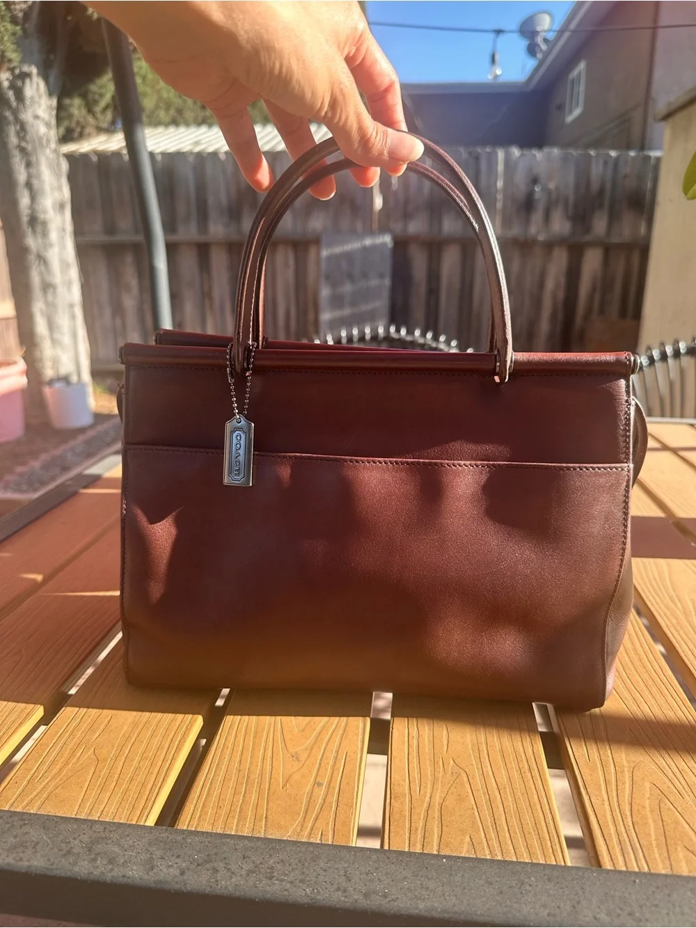 Vintage Coach Whitney Satchel